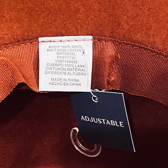 Mesa Rust Wool Felt Gaucho Hat - Picture 8 of 10